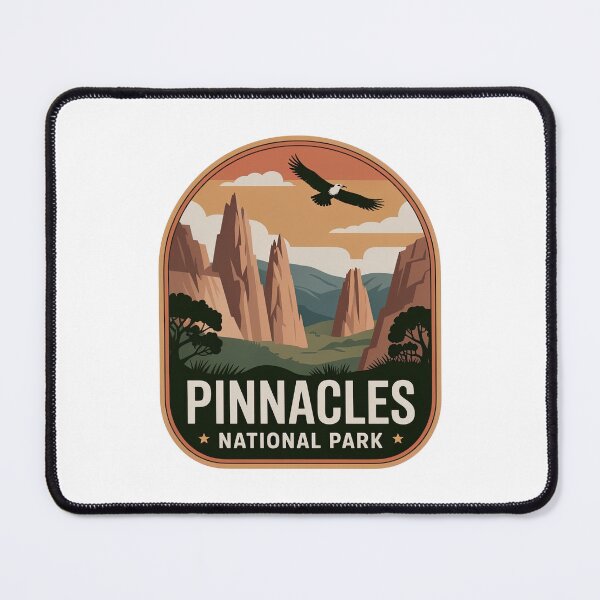 Item preview, Pinnacles National Park Vintage Travel Badge designed and sold by Teelogic.