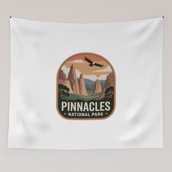 Item preview, Pinnacles National Park Vintage Travel Badge designed and sold by Teelogic.