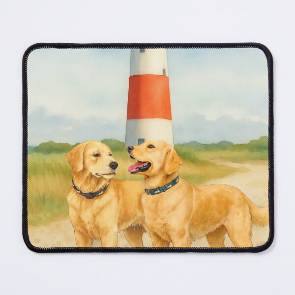 Item preview, Nantucket Coastal Dogs at Sankaty Head Lighthouse designed and sold by Coastal Joy.