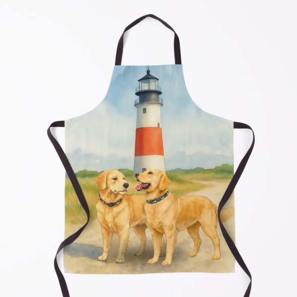 Item preview, Nantucket Coastal Dogs at Sankaty Head Lighthouse designed and sold by Coastal Joy.