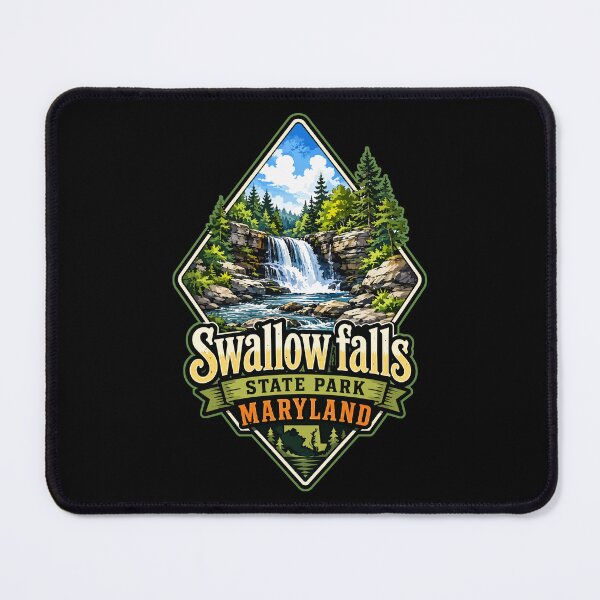 Item preview, Swallow Falls State Park Maryland Watercolor designed and sold by TomFrontierArt.