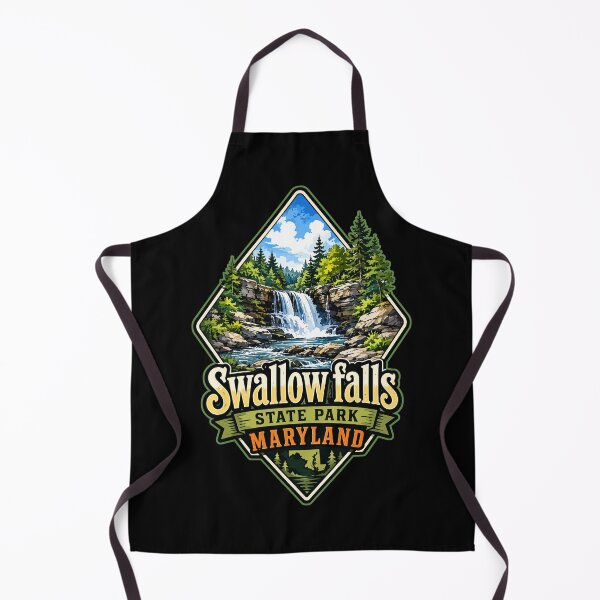 Item preview, Swallow Falls State Park Maryland Watercolor designed and sold by TomFrontierArt.