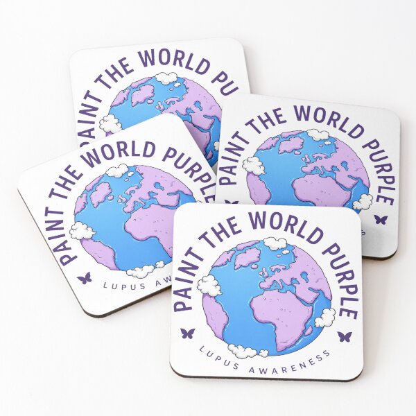 Item preview, Paint the world purple lupus Awareness  designed and sold by Arts of Aigner .