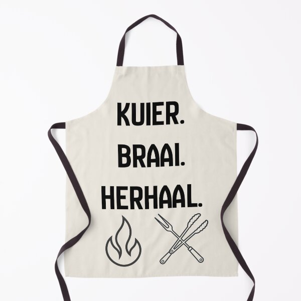 Item preview, Kuier Braai Herhaal — Afrikaans Braai Design designed and sold by Lekker Gear Co..