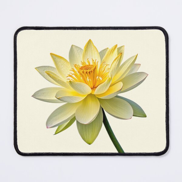Item preview, Yellow Lotus Flower Isolated on Transparent Background | Sacred Water Lily Floral Clipart designed and sold by Harsha Pinjani.