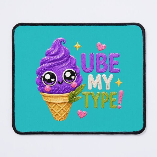 Item preview, Ube My Type Cute Kawaii Ube Soft Serve designed and sold by Liv Solara.