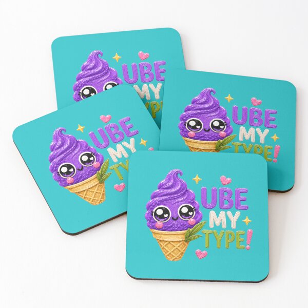 Item preview, Ube My Type Cute Kawaii Ube Soft Serve designed and sold by Liv Solara.