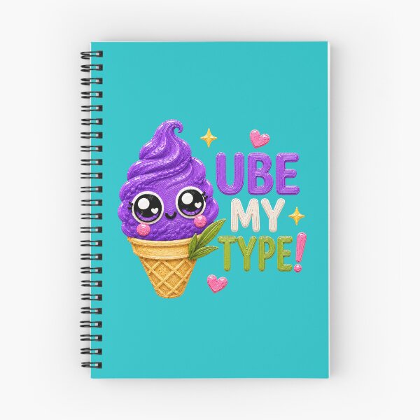 Item preview, Ube My Type Cute Kawaii Ube Soft Serve designed and sold by Liv Solara.