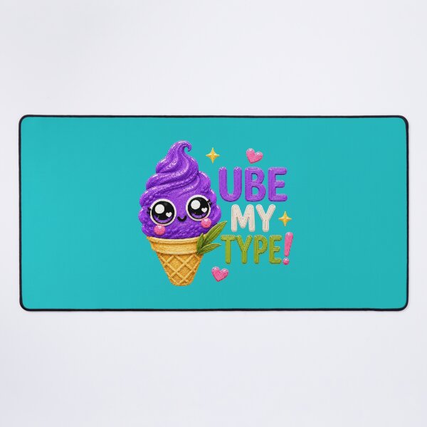 Item preview, Ube My Type Cute Kawaii Ube Soft Serve designed and sold by Liv Solara.