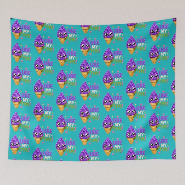 Item preview, Ube My Type Cute Kawaii Ube Soft Serve designed and sold by Liv Solara.