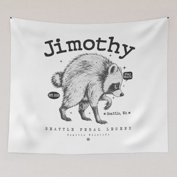 Item preview, Jimothy Raccoon MEME designed and sold by delllsdesigns.