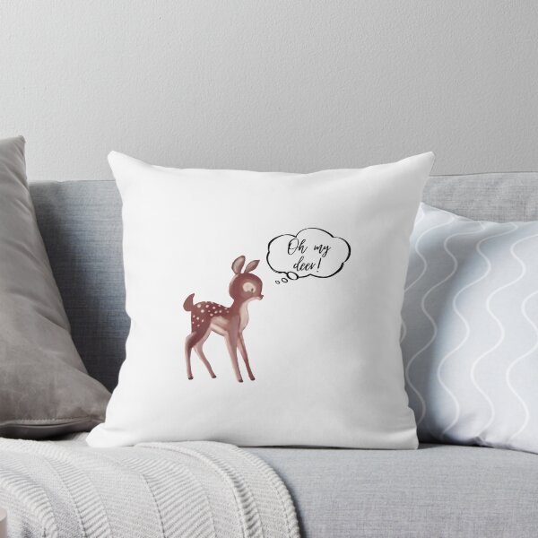 Item preview, Oh my deer! | Pun designed and sold by Nyxander's Bookish Catalogue.