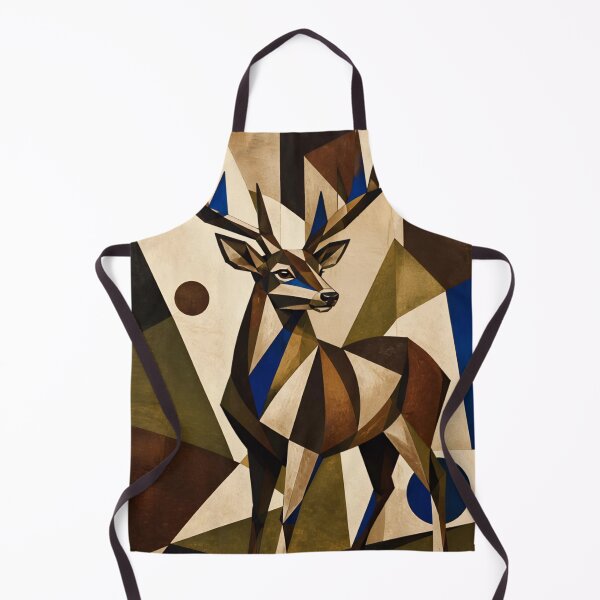 Item preview, Cubist Deer Stag Abstract Geometric Animal designed and sold by inkaylindesign.