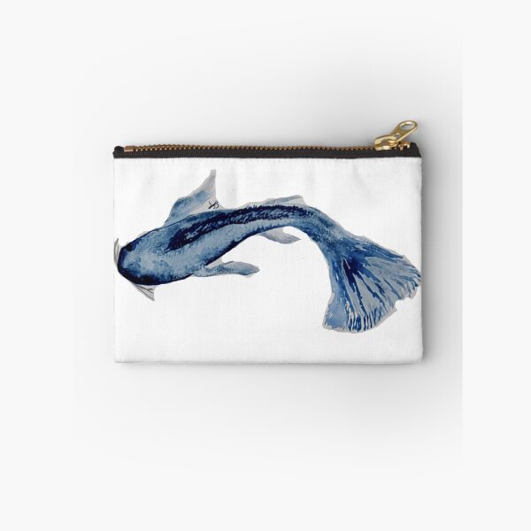 Item preview, Blue Longtail Koi Fish Watercolor Painting designed and sold by Midnight  Madness Arts.