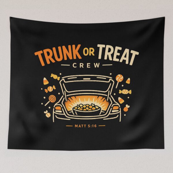 Item preview, Trunk or Treat Crew Matthew 5:16 Christian Halloween designed and sold by Skotecky.