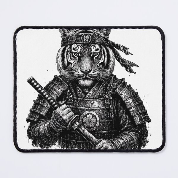 Item preview, Samurai Tiger designed and sold by Fat Mustache Designs.