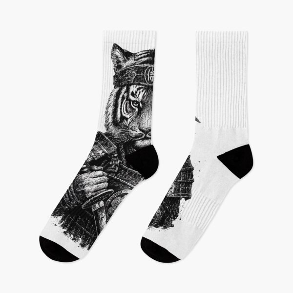 Artikelvorschau, Samurai Tiger entworfen und verkauft von Fat Mustache Designs.