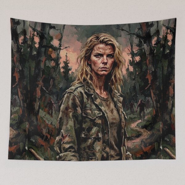 Item preview, The Hunt Satirical Thriller Fine Art Tribute designed and sold by Art's Diner.