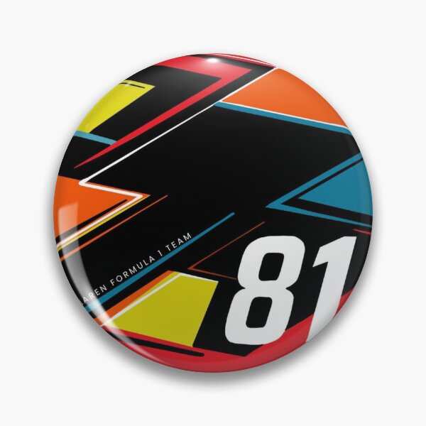 Item preview, Oscar Piastri Helmet Stamp McLaren Formula 1 designed and sold by 816-Stickers.