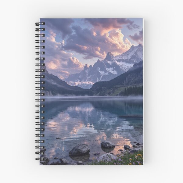 Item preview, Alpine Serenity: The Mirror-Like Lake designed and sold by Crazy Ronald.