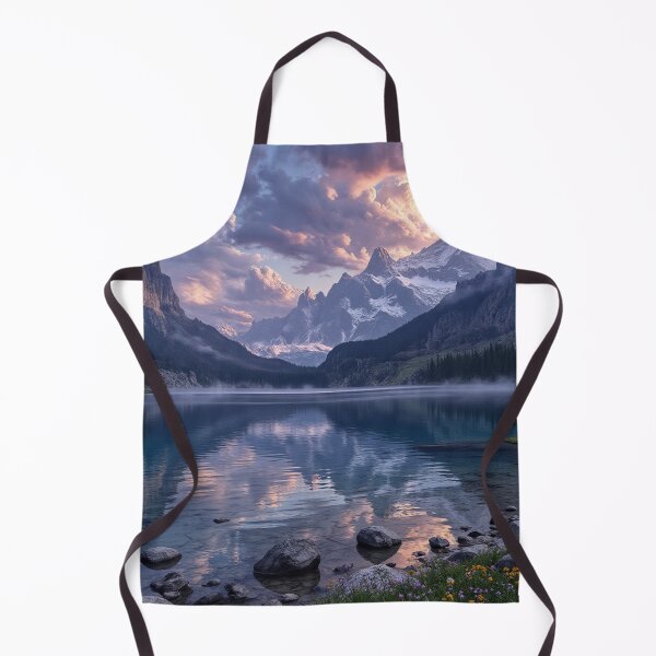 Item preview, Alpine Serenity: The Mirror-Like Lake designed and sold by Crazy Ronald.