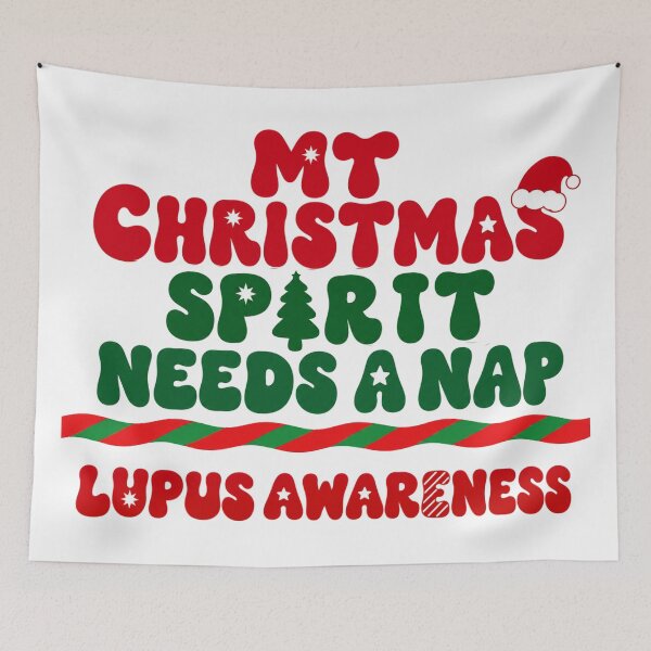 Item preview, My Christmas Sprit Lupus Awareness  designed and sold by Arts of Aigner .