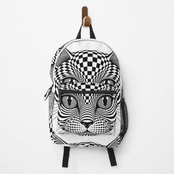 Item preview, Hypnotic Op Art Cat Portrait designed and sold by Snurly.