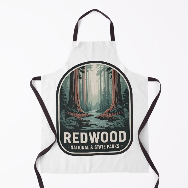 Item preview, Redwood National and State Parks Vintage Travel Badge designed and sold by Teelogic.