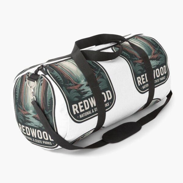 Item preview, Redwood National and State Parks Vintage Travel Badge designed and sold by Teelogic.