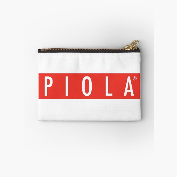 Item preview, Piola Modern Red Rectangle Typographic Logo designed and sold by catrghp.