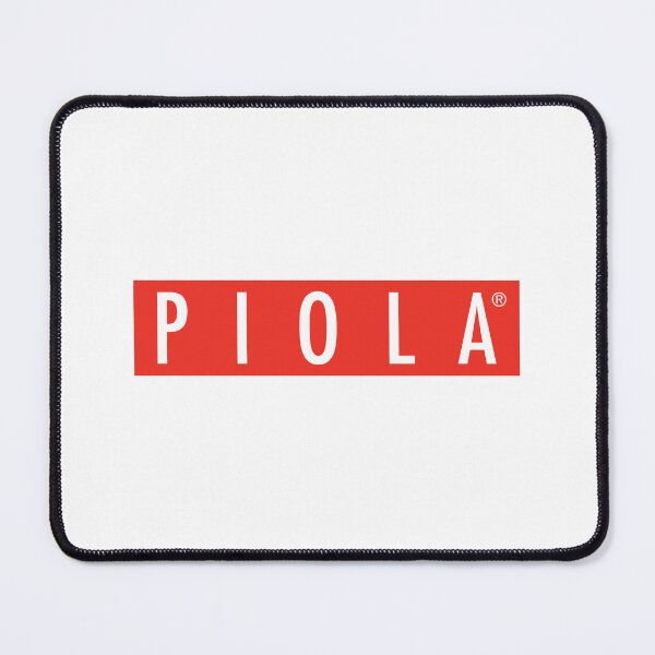 Item preview, Piola Modern Red Rectangle Typographic Logo designed and sold by catrghp.
