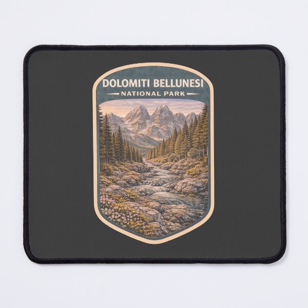 Item preview, Italy National Parks Vintage Travel Prints: Dolomiti Bellunesi designed and sold by PinUpPizzazz.