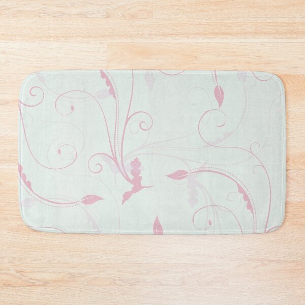 Item preview, abstract frutiger metro pastel pink floral pattern designed and sold by meuliasshop.
