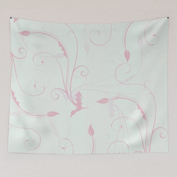 Item preview, abstract frutiger metro pastel pink floral pattern designed and sold by meuliasshop.