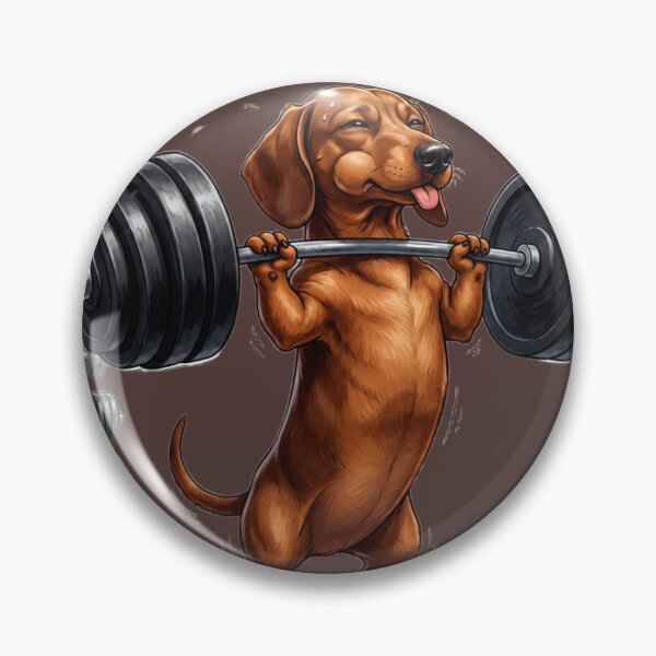Item preview, Never Skip Leg Day | Determined Dachshund designed and sold by Zosera.