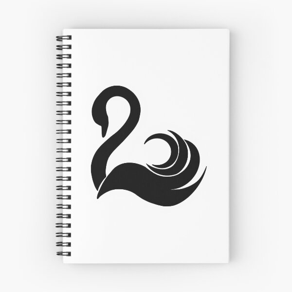 Item preview, Black Swan Logo designed and sold by ZedStoreDesigns.
