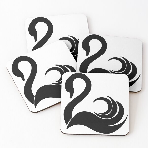 Item preview, Black Swan Logo designed and sold by ZedStoreDesigns.