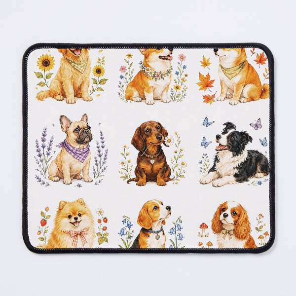 Item preview, Cute Watercolor Dog Breeds Collection | 9 Adorable Puppies | Cozy Cottagecore Animal Art designed and sold by Crimsonstudio82.