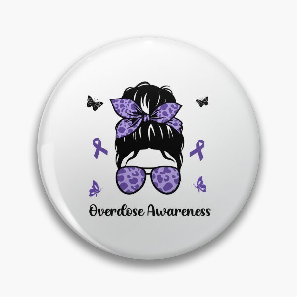 Item preview, Overdose Awareness In August We Wear Purple designed and sold by ciaro-media.