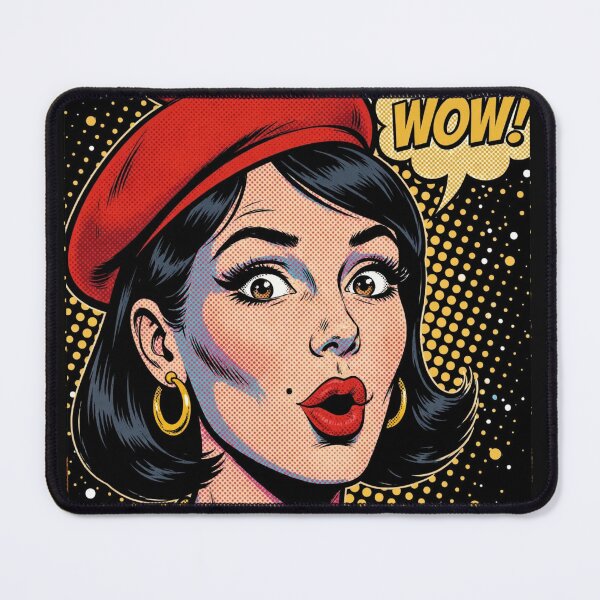 Item preview, WOW BÉRET - Shocked Pop Art Girl "WOW! designed and sold by MAISON SYLVIE.