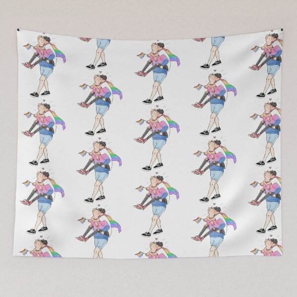 Item preview, Heartstopper Couple Nick And Charlie Gay Pride designed and sold by PALMTREEfwi.
