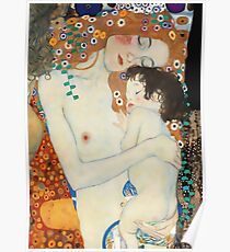 Gustav Klimt Artwork "Mother and Child" Poster