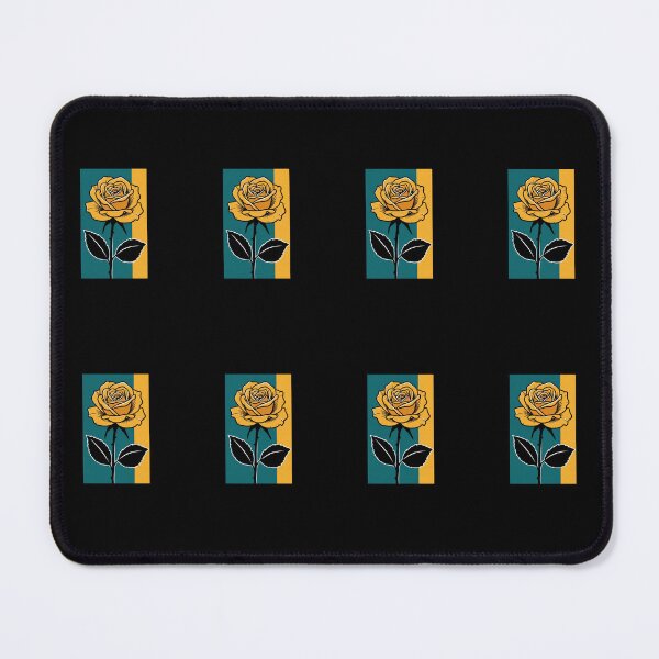 Item preview, Bold Yellow Rose - Retro Pop Art Floral Illustration designed and sold by Dzblack.