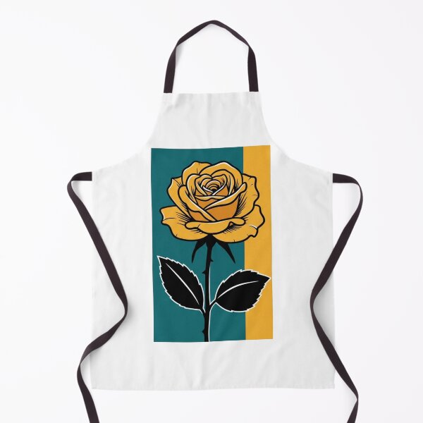 Item preview, Bold Yellow Rose - Retro Pop Art Floral Illustration designed and sold by Dzblack.