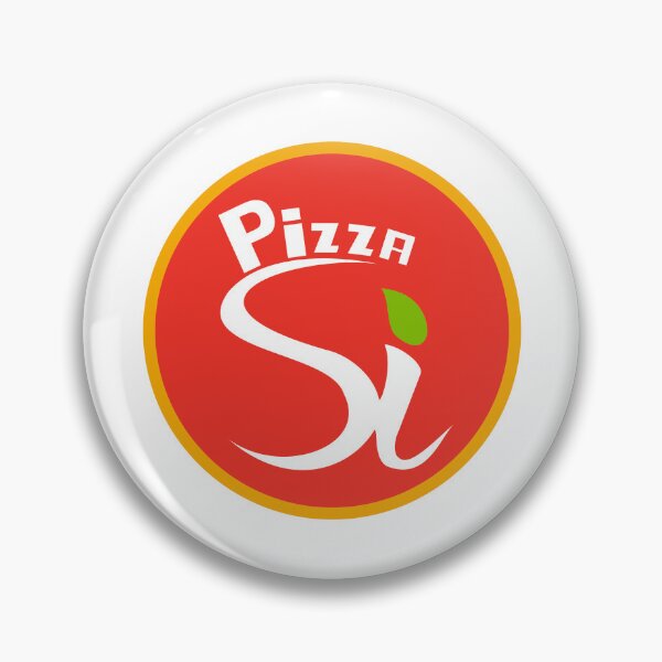 Item preview, Pizza Si Red Circle Leaf Logo Design designed and sold by catrghp.