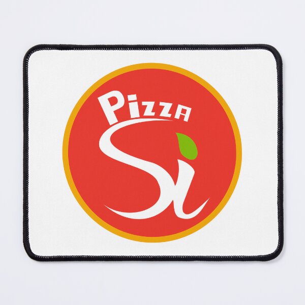 Item preview, Pizza Si Red Circle Leaf Logo Design designed and sold by catrghp.