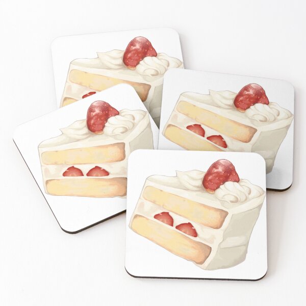 Item preview, Strawberry Cake Slice designed and sold by berryfait.