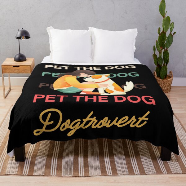 Item preview, Pet The Dog Dogtrovert - Cute Introvert Dog Lover designed and sold by Neurospicy Trolls.
