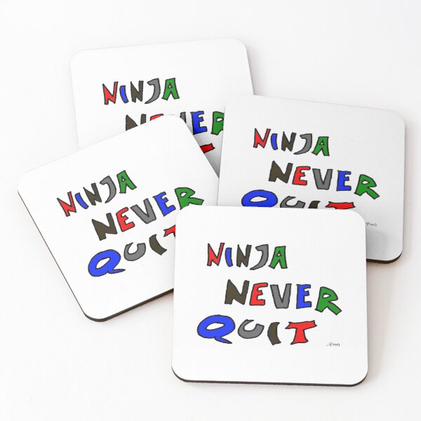 Item preview, Ninja Never Quit designed and sold by ParadiseByArt.