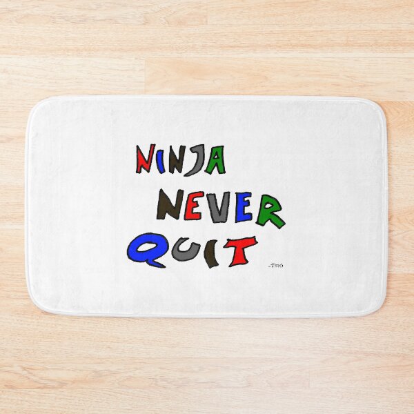 Item preview, Ninja Never Quit designed and sold by ParadiseByArt.